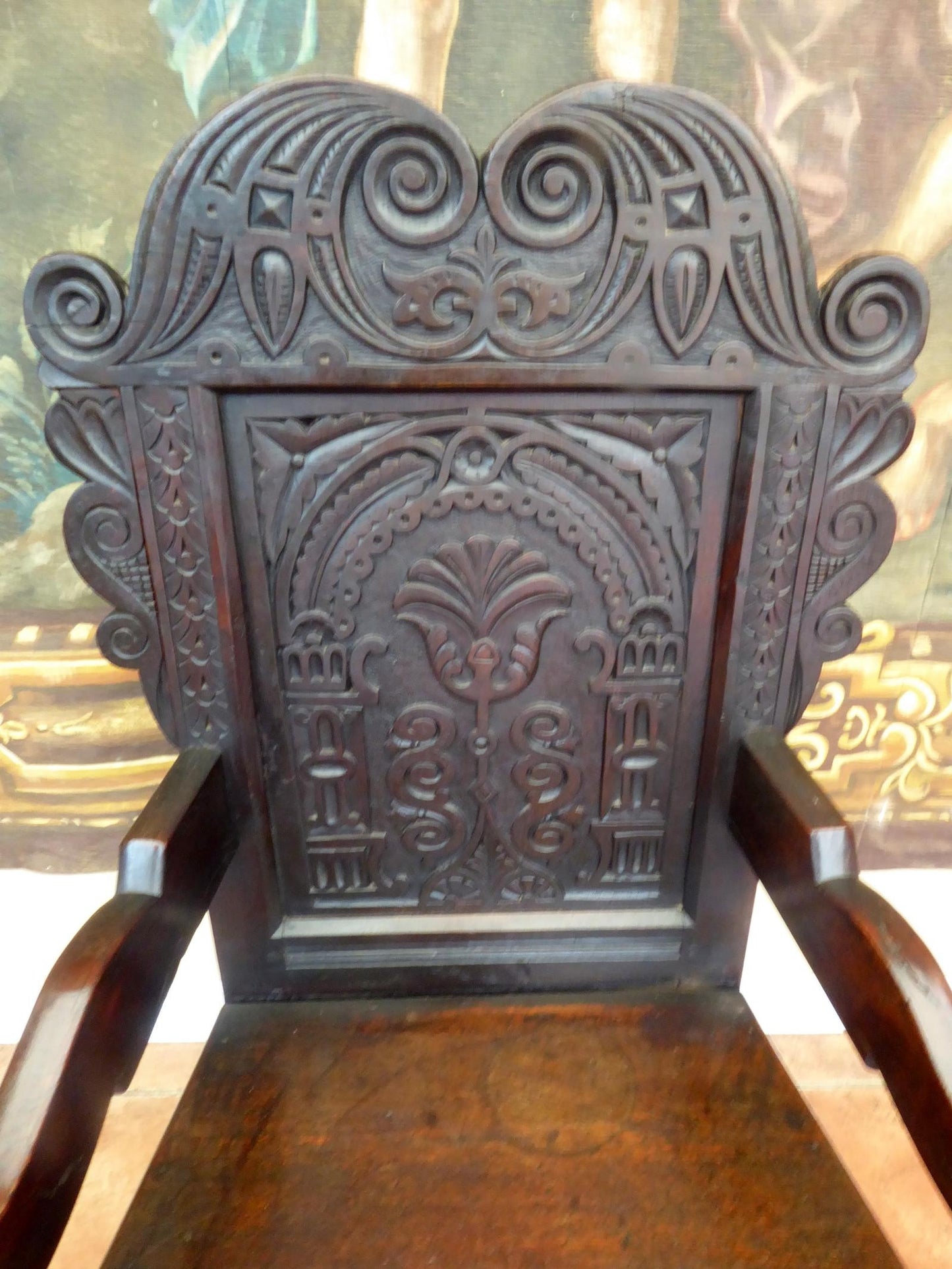 Wainscot Chair Oak 1850 Suit Country Cottage