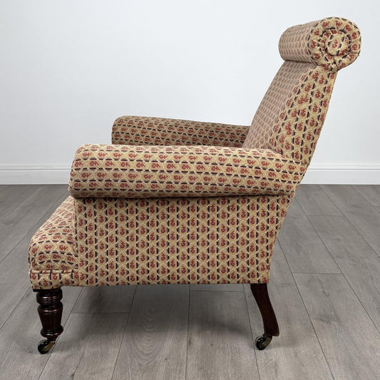 Antique 19th Century Good Quality Armchair in Mahogany
